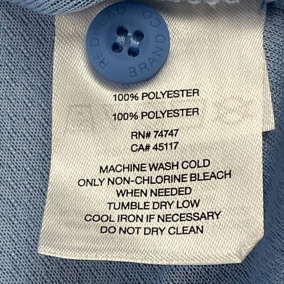 Red Head Brand Co. Polo Shirt Men’s XL Blue Polyester Golf Casual - Picture 6 of 7